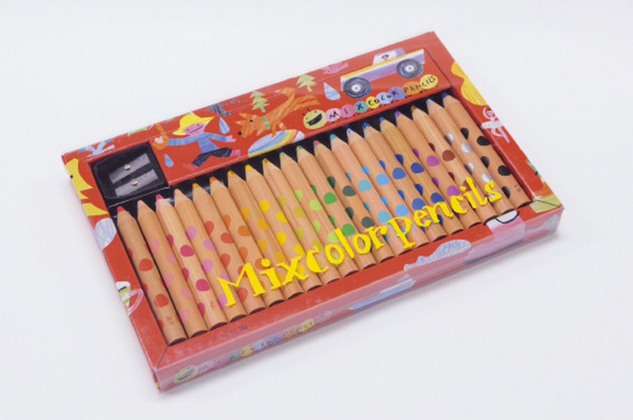 KOKUYO Official Global Online Store Mix color pencils Set of 20 colors