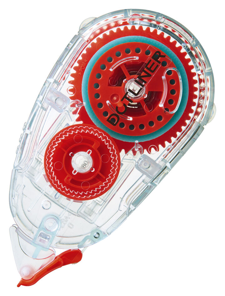 Transparent Mechanism Dotliner Tape Glue Body Refill type Strong adhesive 8.4mm x 16m Red,Red, medium