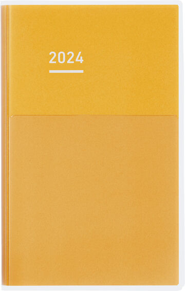 Jibun Techo DAYs 2024 A5 Slim Yellow,Yellow, small image number 0