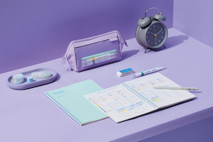 Campus Study Planner Monthly and Weekly A5 80 Sheets Purple,Purple, medium image number 13