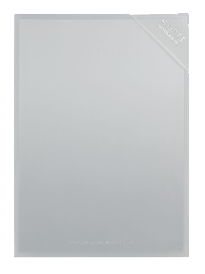 MOTTE Clear Holder A4 Size Light Gray,Gray, medium