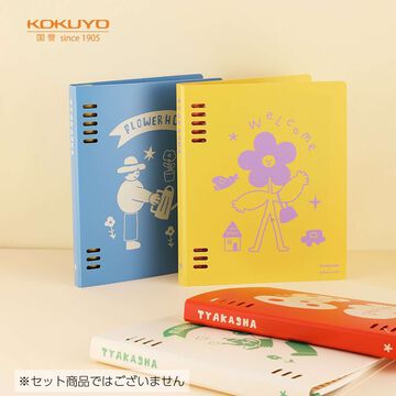 TYAKASHA Binder Notebook 5+3 Ring A5 Yellow,Yellow, small image number 8