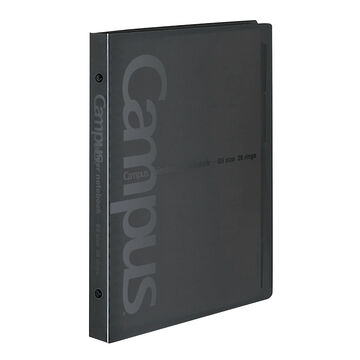Campus Binder Notebook 26 Hole PP Cover B5 Black 10 Sheets,Black, small image number 0