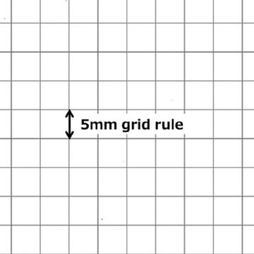 Soft ring Notebook 5mm Grid line B5 70 Sheets Black,Black, small image number 1