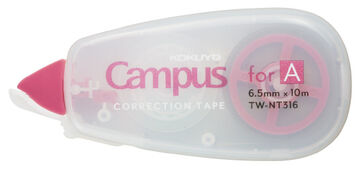 Campus correction tape 10m x 6.5mm,Pink/Pink Gray, small image number 0
