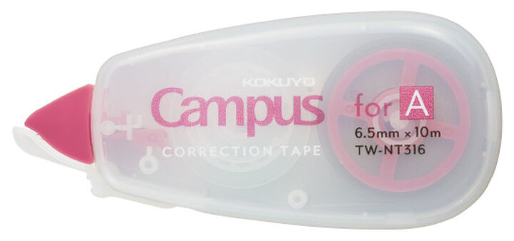 Campus correction tape 10m x 6.5mm,Pink, medium