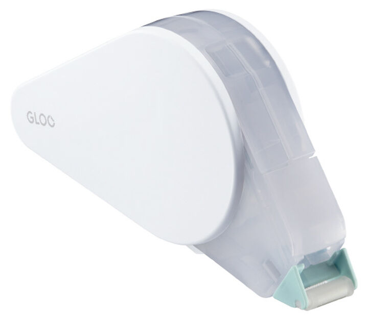 Gloo Tape glue re-positional adhesive M,White, medium