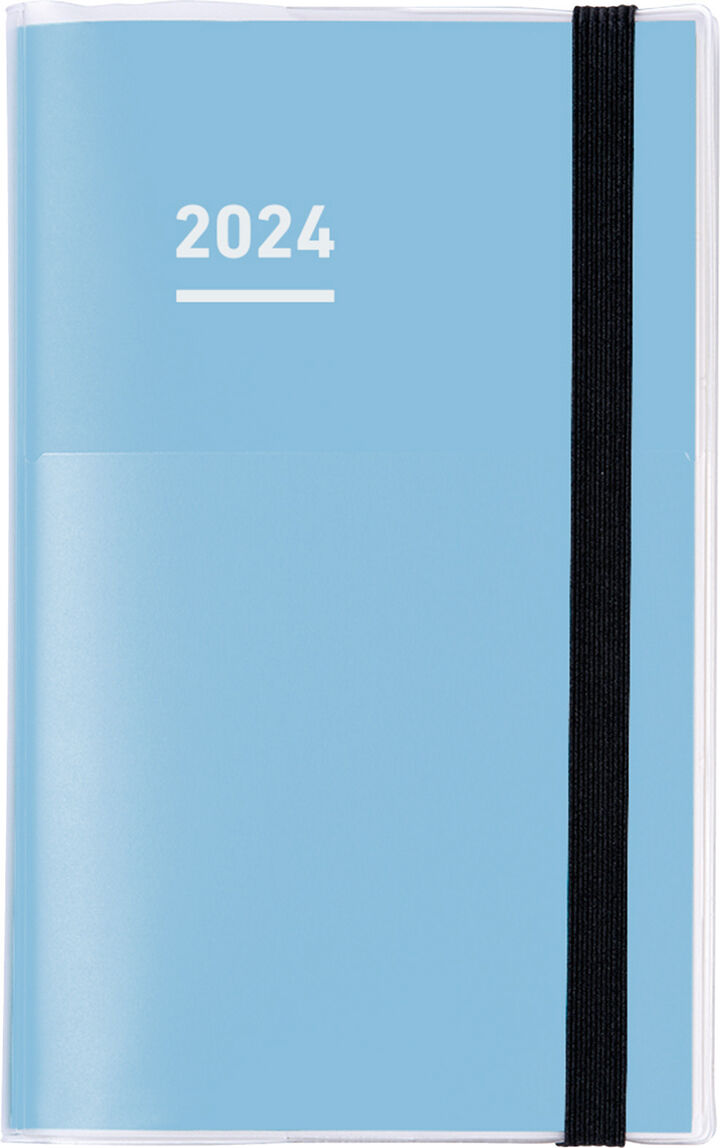 Jibun Techo First Kit mini 2024 B6 Slim Blue,Blue, medium