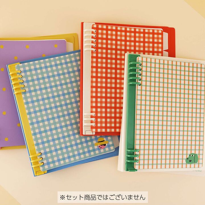 TYAKASHA Binder Notebook 5+3 Ring A5 Yellow,Yellow, medium image number 2