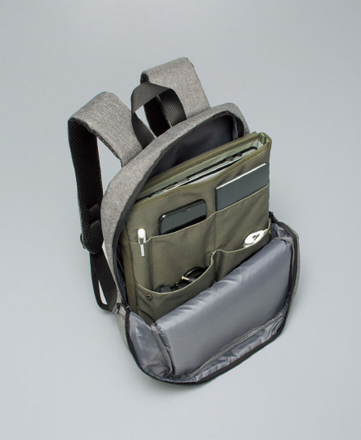 BIZRACK bag in bag Vertical type  Olive Green,Olive green, medium image number 10