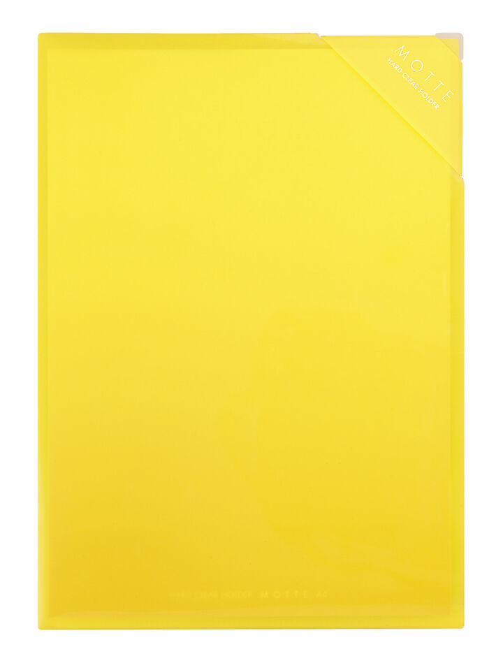 MOTTE Clear Holder A4 Size Yellow,Yellow, medium
