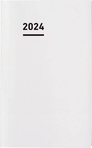 Jibun Techo Diary 2024 A5 Slim Refill,White, small image number 0