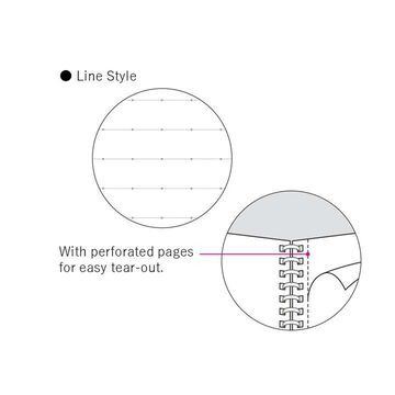 Campus Soft Ring Notebook A6 6mm Dotted Rule 50 Sheets Purple,purple, small image number 2