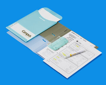 Campus Card 2-hole Punch Green,Green, small image number 10