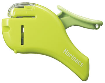 Stapleless Stapler Harinacs Compact Alpha 5 Sheets Green,Green, small image number 1