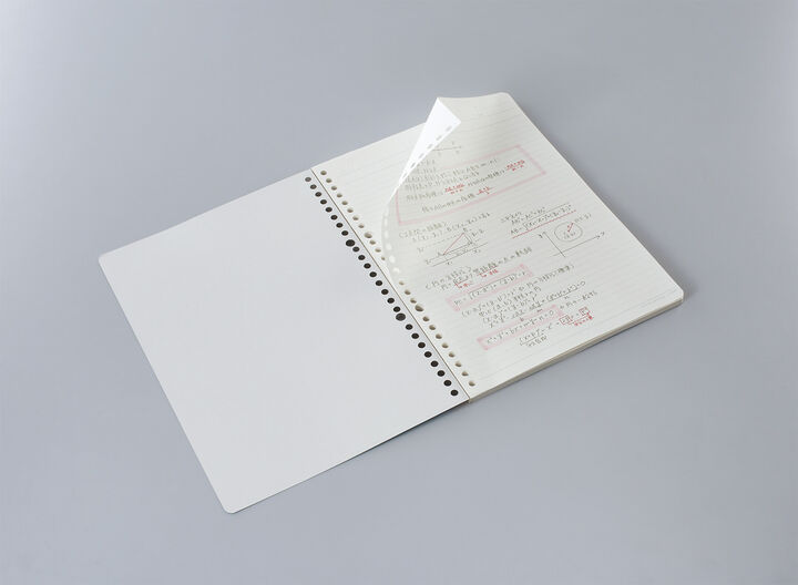 Campus Notebook Type Loose Leaf B5 7mm Dotted Rule 50 Sheets,Pink, medium image number 2