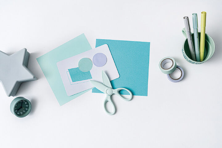 Plastic scissors for Kids Light Green,Pastel mint, medium image number 5