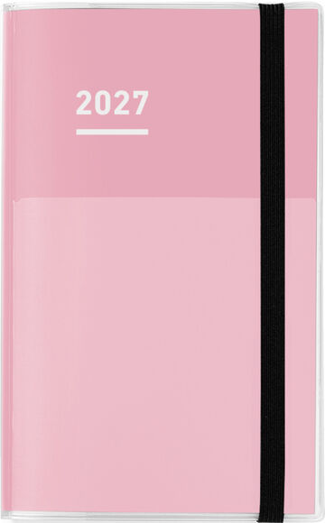 Jibun Techo Firstkit (DIARY+IDEA+LIFE) 2027 A5 slim Pink,Pink, small image number 0