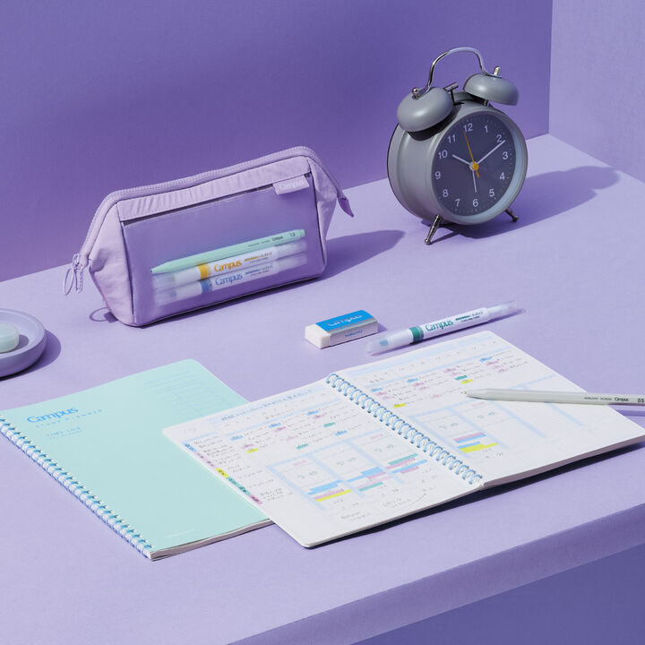 Campus Study Planner Monthly and Weekly A5 80 Sheets Purple,Purple, medium image number 19