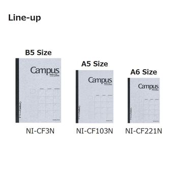 Campus Diary B5 Size Free Schedule,Gray, small image number 1