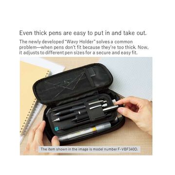 Wavy Holder Pen Case <WAVELE> Red,Red, small image number 9