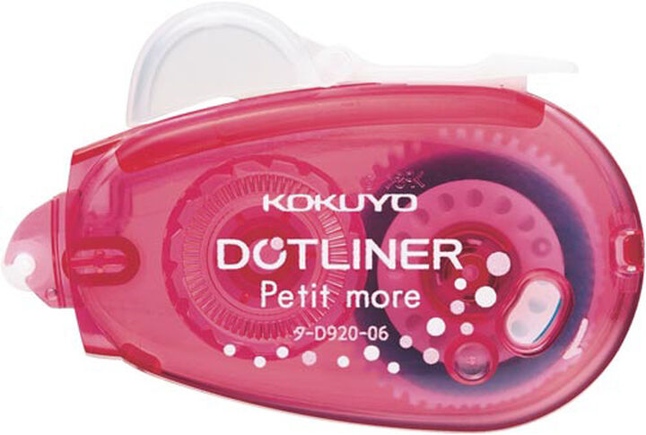 Dotliner Petit More Tape Glue Single-use type Strong adhesive 6mm x 10m Pink,, medium image number 3