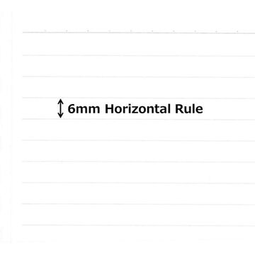 Filler Notebook B5 6mm Horizontal rule (with margin rule),Green, small image number 1