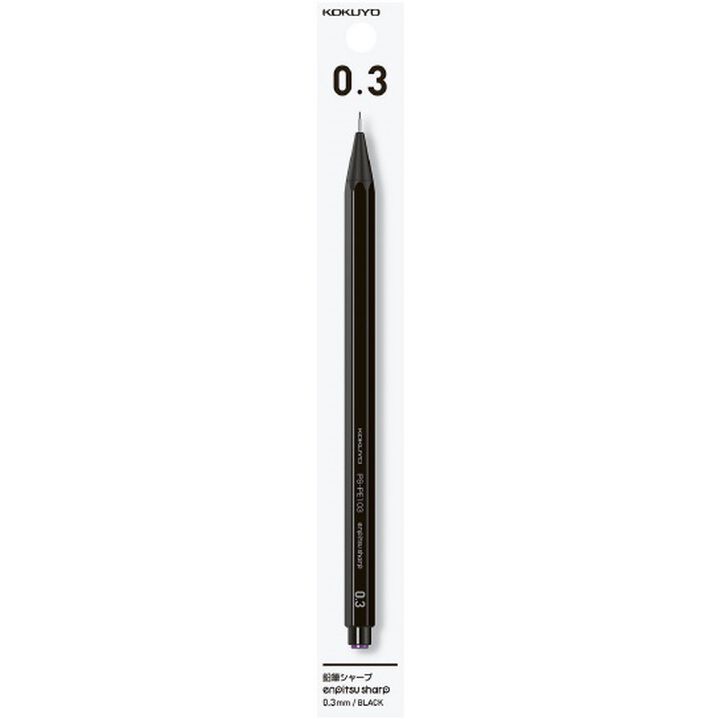 Enpitsu sharp  mechanical pencil 0.3mm Black,Black, medium image number 1