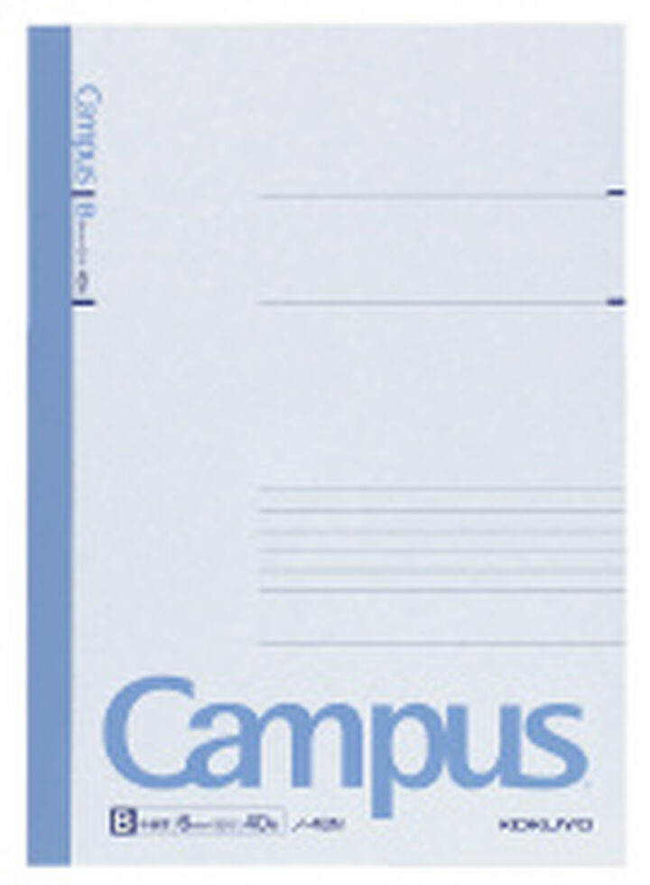 Campus Notebook B5 Blue 6mm Rule 40 Sheets,, medium