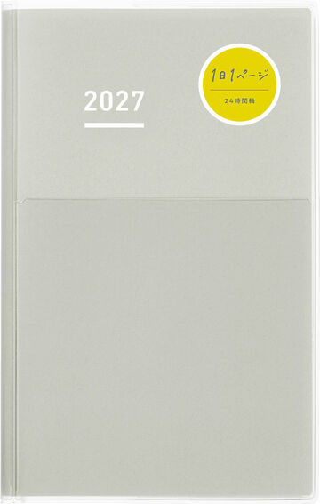 Jibun Techo DAYs 2027 A5 slim Gray,Gray, small image number 0