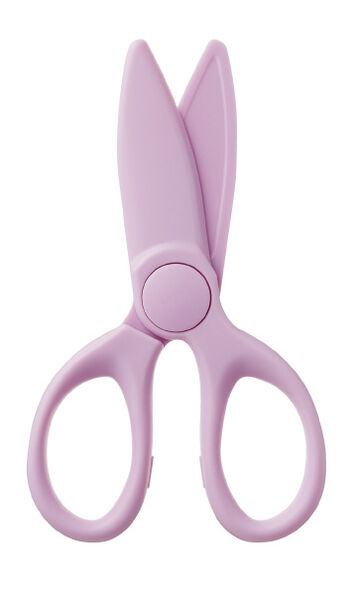Plastic scissors for Kids Purple,Pastel lilac, small image number 0