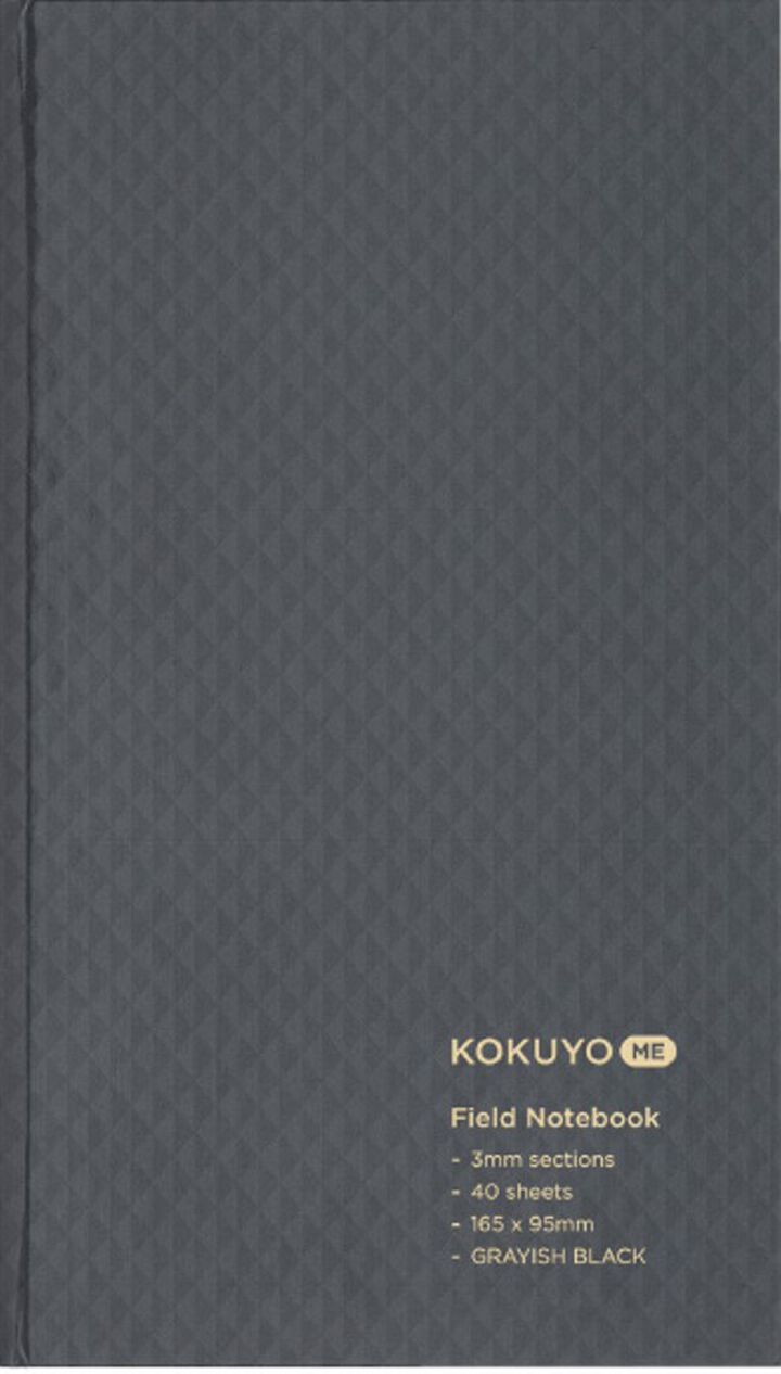 KOKUYO ME Field Notebook 3mm Grid line Black