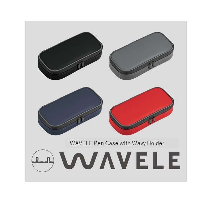 Wavy Holder Pen Case <WAVELE> Gray,Dark Gray, medium image number 6