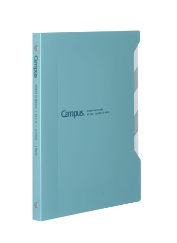 Campus Binder Notebook Easy to open with index B5 65 Sheets Light Blue,Light Blue, small image number 1