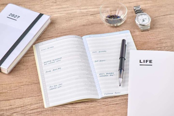 [5% OFF w/JIBUN TECHO] JIBUN TECHO mini LIFE B6 Slim,White, medium image number 3