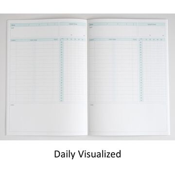 Campus Study Planner Daily Visualized B5 Glay,Gray, small image number 1