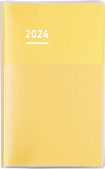 Jibun Techo Diary 2024 A5 Slim Yellow,Yellow, small image number 0