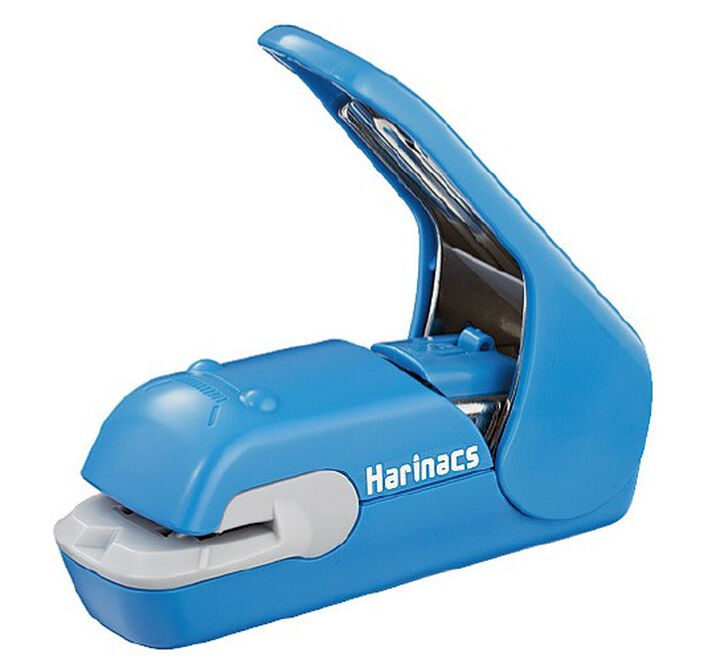 Stapleless stapler Harinacs Press type 5 sheets Blue