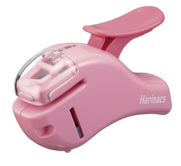 Stapleless Stapler Harinacs Compact Alpha 5 Sheets Pink,Pink, small image number 0