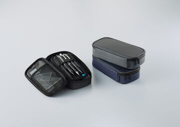 Wavy Holder Pen Case <WAVELE> Black,Black, small image number 24