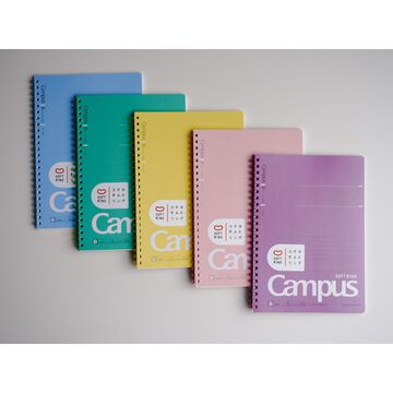 Campus Softring Notebook 6mm Dot rule 50 Sheets A5 Blue,Blue, small image number 5