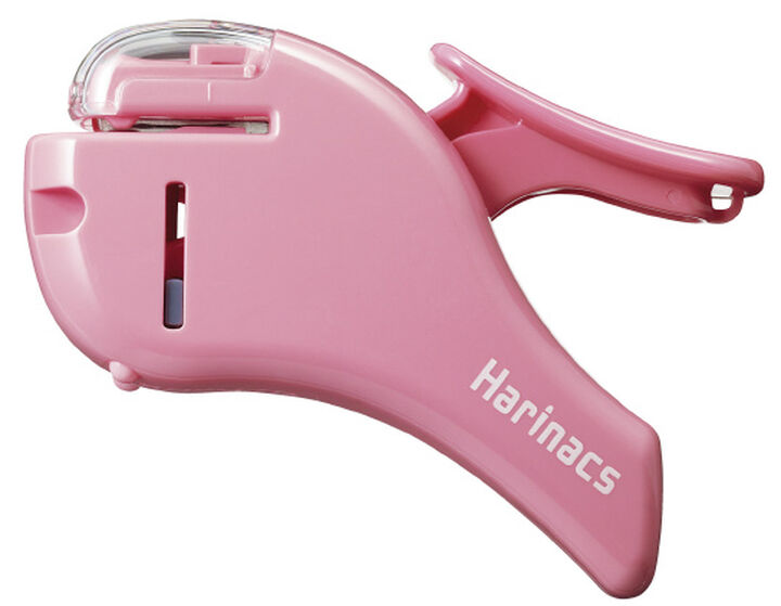 Stapleless Stapler Harinacs Compact Alpha 5 Sheets Pink,Pink, medium