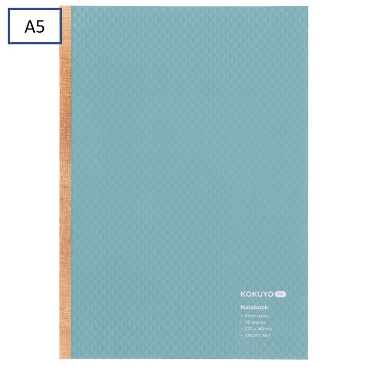 KOKUYO ME Notebook 70 Sheets 6mm rule,Blue, medium