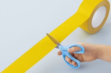 Scissors Aerofit Saxa for Kids left handed,Yellow, small image number 4