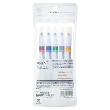 Mark+ 2 Way Marker set of 5 Type 2,5 colors, small image number 1