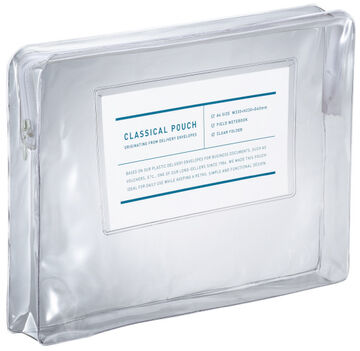 Classic pouch A4 case Transparent,clear, small image number 0