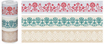 Bobbin Washi Tape Embroidery Set of 3,Embroidery, small image number 2