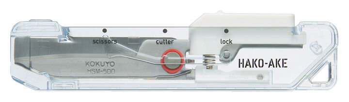Transparent Mechanism HAKOAKE 2 Way Portable Scissors White,White, medium image number 3