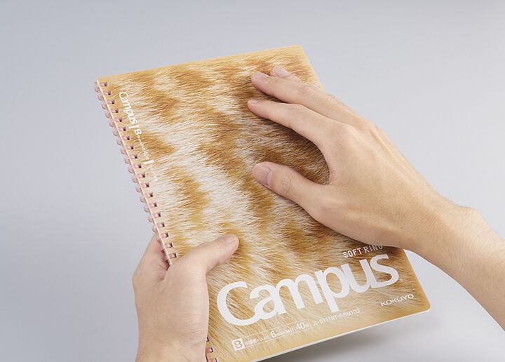 [LIMITED] MEOWPUS Soft ring notebook B5 40 Sheets,Brown, medium image number 6