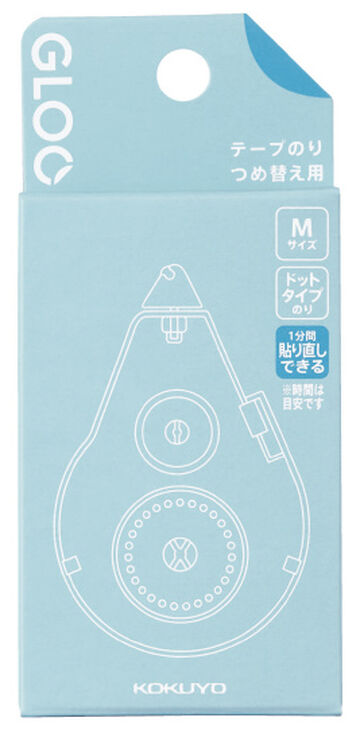 Gloo Tape glue re-positional adhesive M Refill tape,White, small image number 2